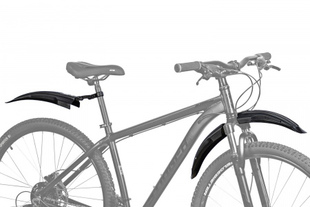Комплект крыльев Bike Parts GT-SFL, 24" (Комплект крыльев Bike Parts GT-SFL, 24-26", черный)