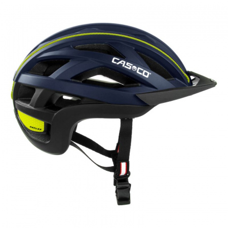 Шлем защитный Casco Cuda 2 (Шлем велосипедный CASCO Cuda 2синий-желтый M 54-58cm 04.1605.M)
