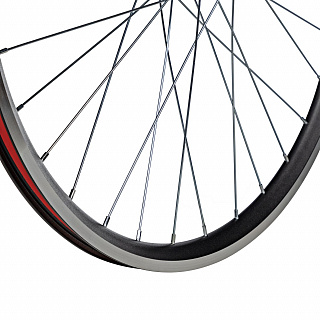 Колесо 26" переднее 32 спицы двойной обод втулка SF-A08F - фото