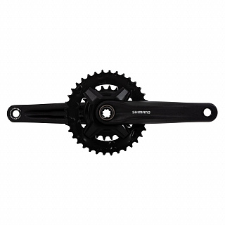 Шатуны Shimano FC-MT210-B2, For Rear 9-Speed, 2-Pcs, 170mm, 36-22T - фото