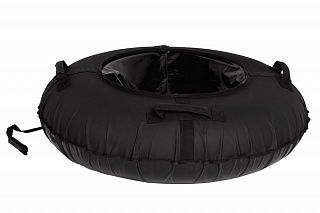 Тюбинг Snowstorm BZ-120_FULL_BLACK, 120 см, черный с черным - фото