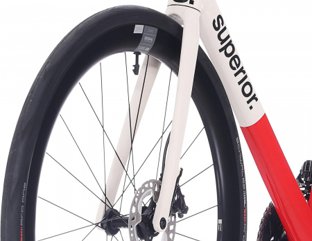 Велосипед Superior RR 9.8 (2025) (Велосипед Superior RR 9.8 700Cx54cm(M) Красный / Белый 2025, 801.2025.28131)