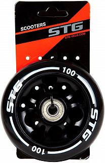 Колесо STG Х105164, PU 100mm для трюковых самокатов с алюминиевым ободом, 1шт - фото