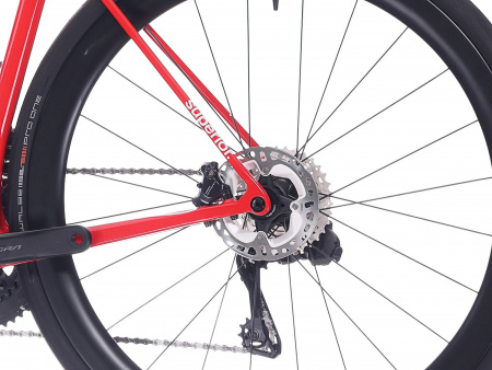 Велосипед Superior RR 9.8 (2025) (Велосипед Superior RR 9.8 700Cx54cm(M) Красный / Белый 2025, 801.2025.28131)