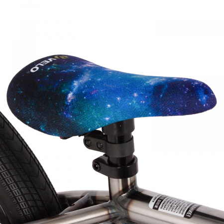 Велосипед Novatrack BMX Zodiac 20 (2025) (Велосипед NOVATRACK 20" BMX ZODIAC серебристый, сталь , рама 20", U-BRAKE)
