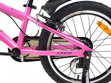 Велосипед Falcon Bike Junior 16 (2025) (Велосипед FALCON BIKE 16" JUNIOR розовый, сталь, 16-ST-JUNIOR-PK)
