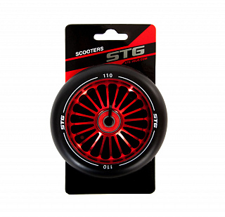 Колесо для трюкового самоката 110 мм с алюминиевым ободом, ABEC-11 - фото