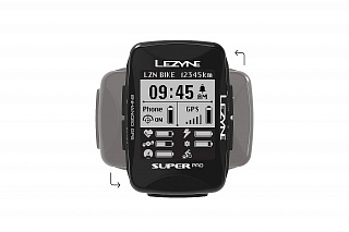 Велокомпьютер с GPS LEZYNE Super Pro GPS Hr Loaded - фото