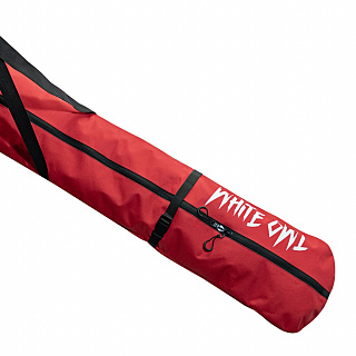 Чехол для горных или беговых лыж White Owl, 160-210 см, красный - фото