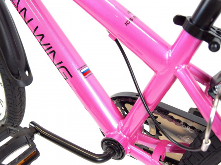 Велосипед Falcon Bike Junior 16 (2025) (Велосипед FALCON BIKE 16" JUNIOR розовый, сталь, 16-ST-JUNIOR-PK)